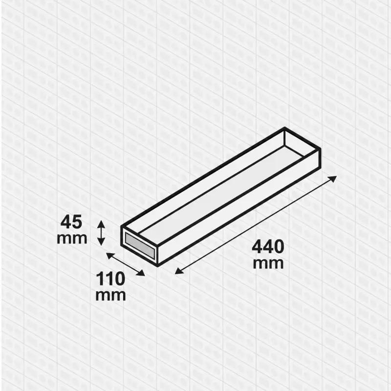 Petite box dimensions diagram